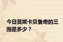 今日莫妮卡贝鲁奇的三围是多少？