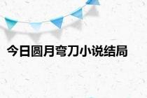 今日圆月弯刀小说结局
