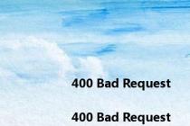 <html>
<head><title>400 Bad Request</title></head>
<body>
<center><h1>400 Bad Request</h1></center>
<hr><center>nginx</center>
</body>
</html>
