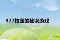 977校园的秘密游戏