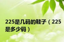 225是几码的鞋子（225是多少码）