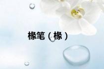 椽笔（椽）
