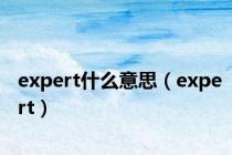 expert什么意思（expert）