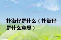 扑街仔是什么（扑街仔是什么意思）
