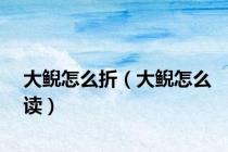 大鲵怎么折（大鲵怎么读）