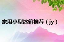 家用小型冰箱推荐（jy）