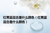 红黄蓝混合是什么颜色（红黄蓝混合是什么颜色）