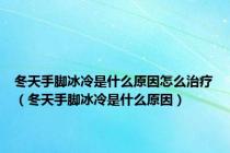 冬天手脚冰冷是什么原因怎么治疗（冬天手脚冰冷是什么原因）