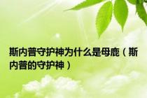 斯内普守护神为什么是母鹿（斯内普的守护神）
