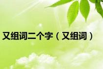 又组词二个字（又组词）