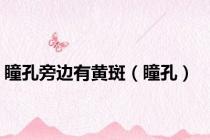瞳孔旁边有黄斑（瞳孔）