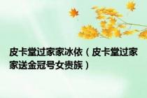 皮卡堂过家家冰依（皮卡堂过家家送金冠号女贵族）