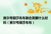 赛尔号丽莎布布融合需要什么材料（赛尔号丽莎布布）