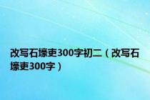 改写石壕吏300字初二（改写石壕吏300字）