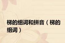 梯的组词和拼音（梯的组词）