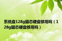 系统盘128g固态硬盘够用吗（128g固态硬盘够用吗）