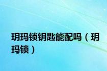 玥玛锁钥匙能配吗（玥玛锁）