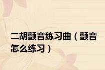 二胡颤音练习曲（颤音怎么练习）
