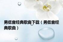 男低音经典歌曲下载（男低音经典歌曲）