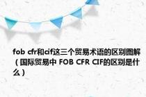 fob cfr和cif这三个贸易术语的区别图解（国际贸易中 FOB CFR CIF的区别是什么）