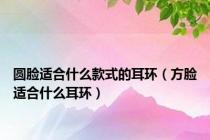 圆脸适合什么款式的耳环（方脸适合什么耳环）