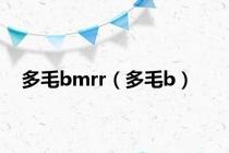 多毛bmrr（多毛b）