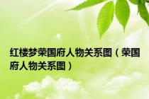 红楼梦荣国府人物关系图（荣国府人物关系图）
