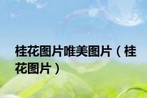 桂花图片唯美图片（桂花图片）