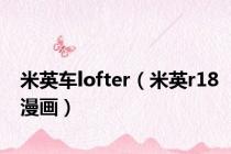 米英车lofter（米英r18漫画）