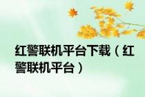 红警联机平台下载（红警联机平台）