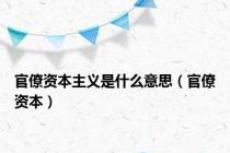 官僚资本主义是什么意思（官僚资本）