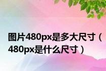 图片480px是多大尺寸（480px是什么尺寸）