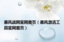 暴风战网官网首页（暴风激活工具官网首页）