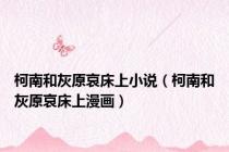柯南和灰原哀床上小说（柯南和灰原哀床上漫画）
