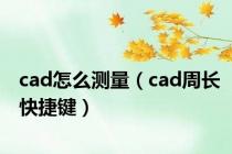cad怎么测量（cad周长快捷键）