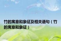 竹的寓意和象征及相关语句（竹的寓意和象征）