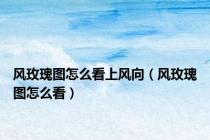 风玫瑰图怎么看上风向（风玫瑰图怎么看）