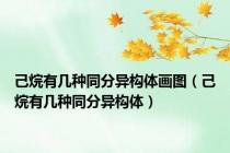 己烷有几种同分异构体画图（己烷有几种同分异构体）