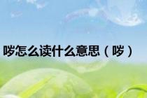 哕怎么读什么意思（哕）