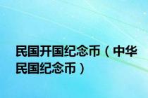 民国开国纪念币（中华民国纪念币）