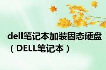 dell笔记本加装固态硬盘（DELL笔记本）
