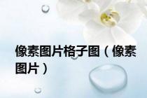 像素图片格子图（像素图片）