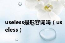 useless是形容词吗（useless）