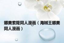 娜美索隆同人漫画（海贼王娜美同人漫画）