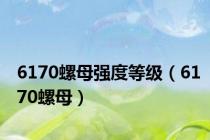 6170螺母强度等级（6170螺母）