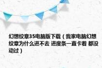 幻想纹章35电脑版下载（我家电脑幻想纹章为什么进不去 进度条一直卡着 都没动过）