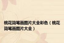 桃花简笔画图片大全彩色（桃花简笔画图片大全）
