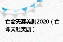 亡命天涯美剧2020（亡命天涯美剧）