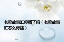 老梁故事汇停播了吗（老梁故事汇怎么停播）