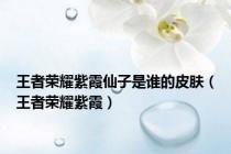 王者荣耀紫霞仙子是谁的皮肤（王者荣耀紫霞）